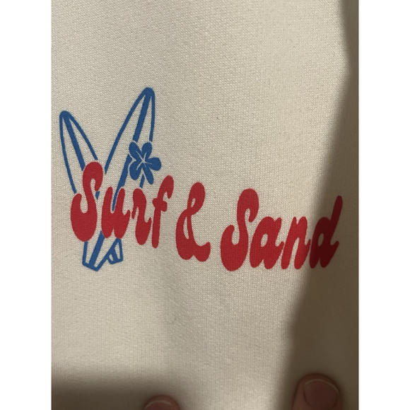 Wild Fable Sweatshirt Women's Large Cream Surf & Sand NWT - Picture 6 of 12